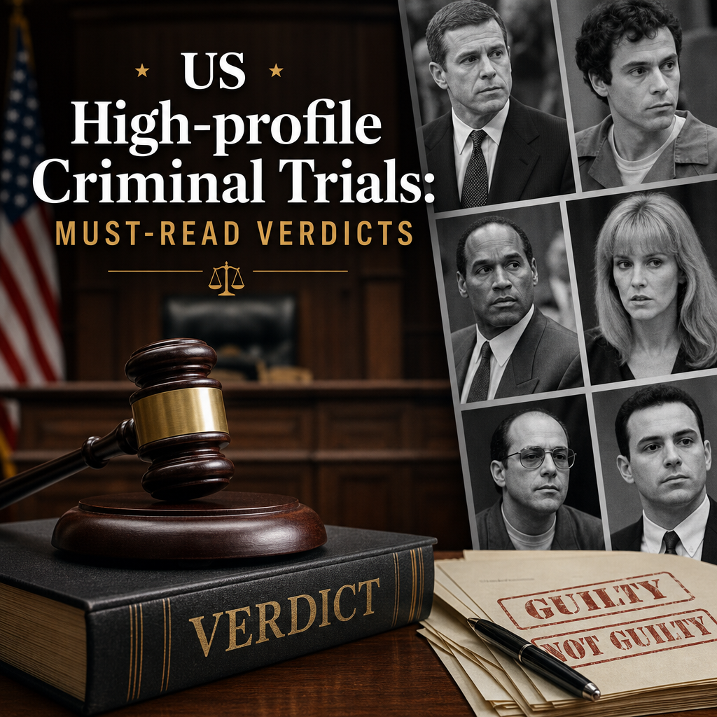 Additional Illustration of US High-profile Criminal Trials: Must-Read Verdicts