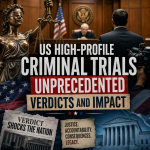 Illustration of US High-Profile Criminal Trials: Unprecedented Verdicts and Impact