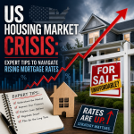 Illustration of US Housing Market Crisis: Expert Tips to Navigate Rising Mortgage Rates