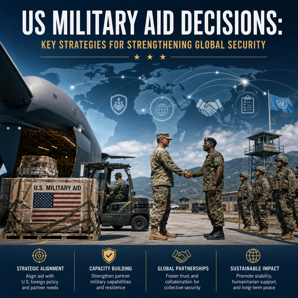 Illustration of US Military Aid Decisions: Key Strategies for Strengthening Global Security