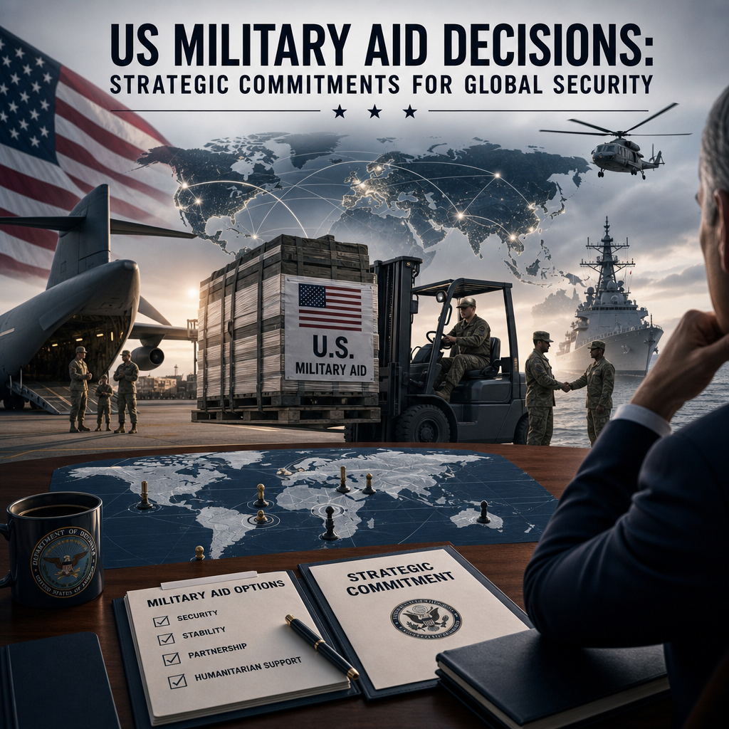 Illustration of US Military Aid Decisions: Strategic Commitments for Global Security