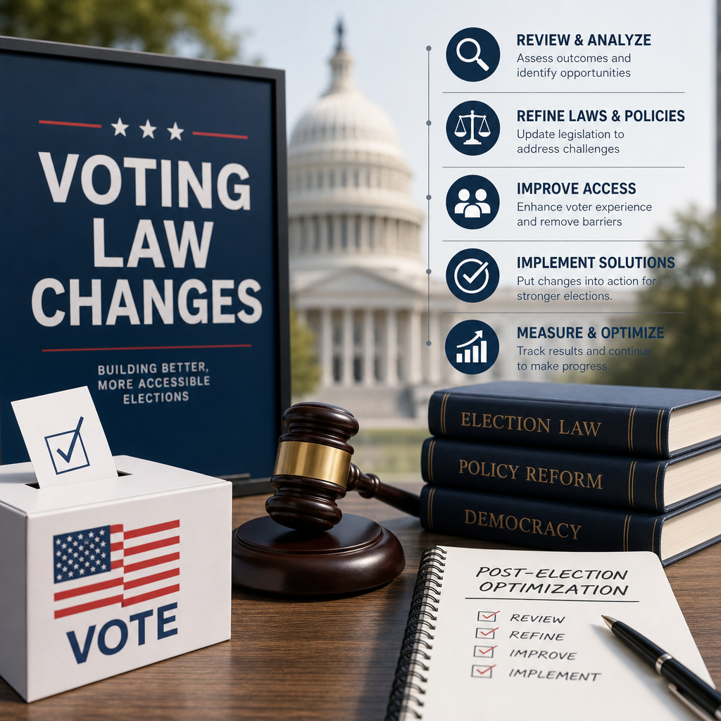 Additional Illustration of Voting Law Changes: Effortless Solutions for Post-Election Optimizations