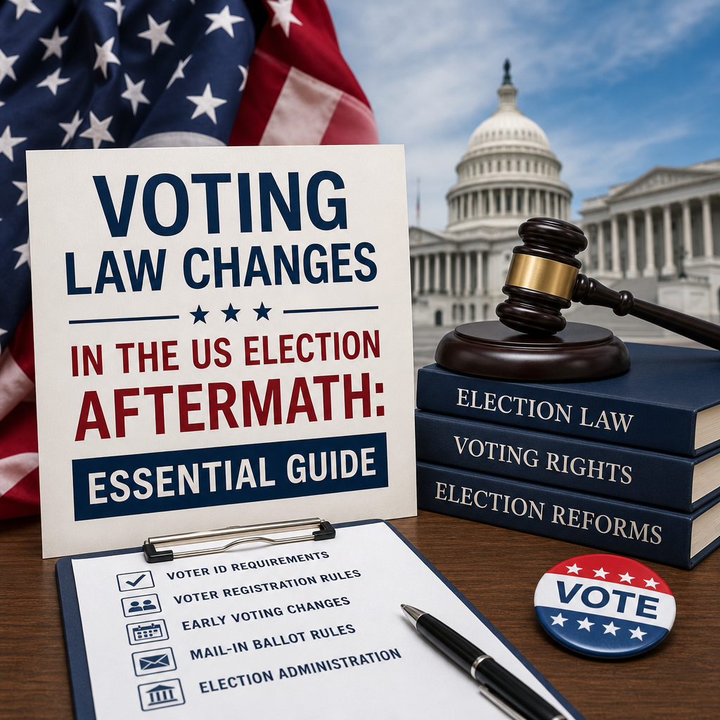 Illustration of Voting Law Changes in the US Election Aftermath: Essential Guide