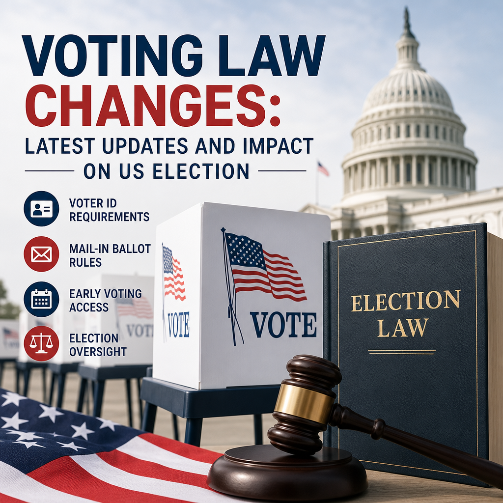 Illustration of Voting Law Changes: Latest Updates and Impact on US Election