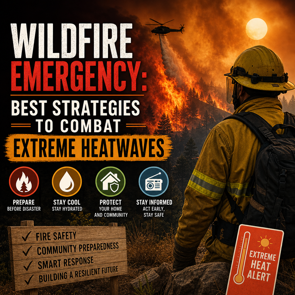 Illustration of Wildfire Emergency: Best Strategies to Combat Extreme Heatwaves