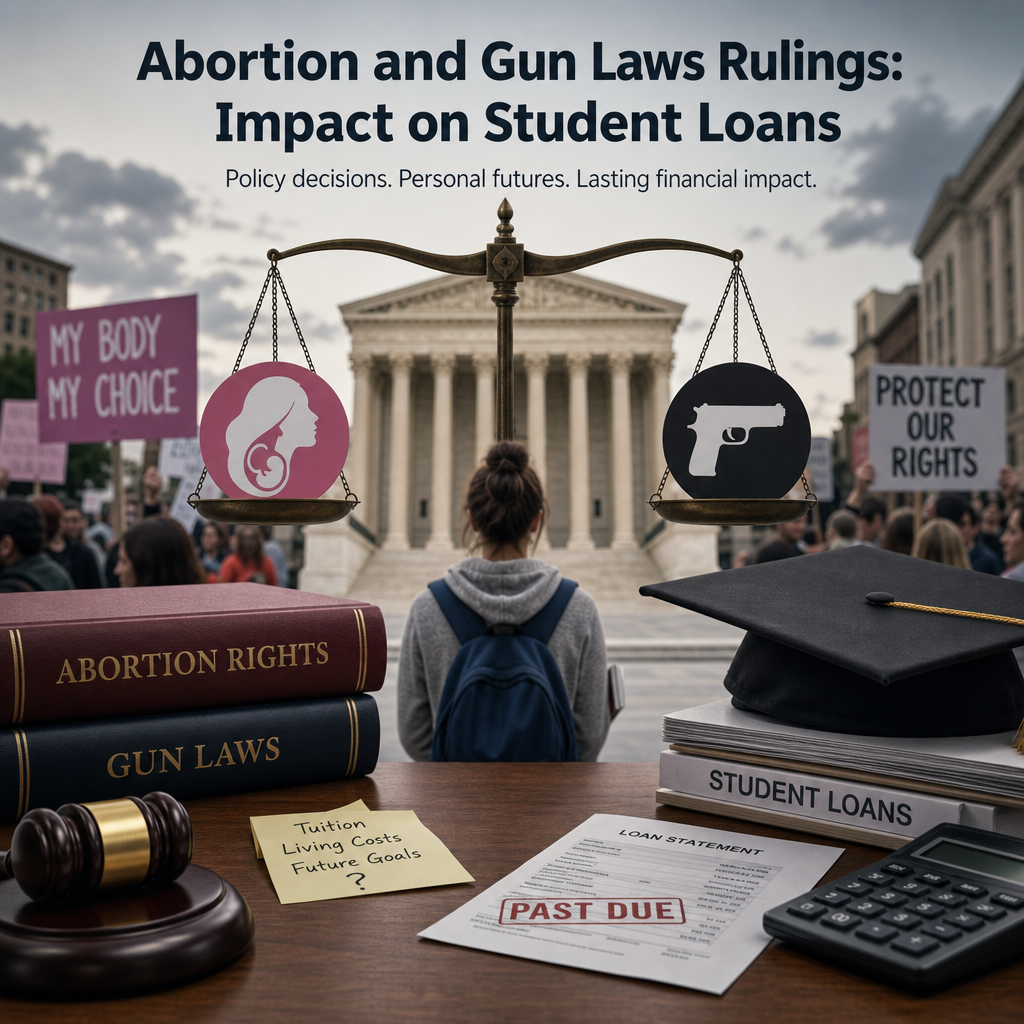 Additional Illustration of Abortion and Gun Laws Rulings: Impact on Student Loans