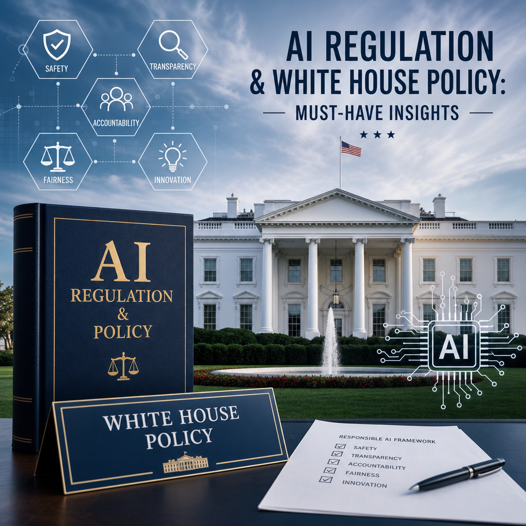 Illustration of AI Regulation and White House Policy: Must-Have Insights