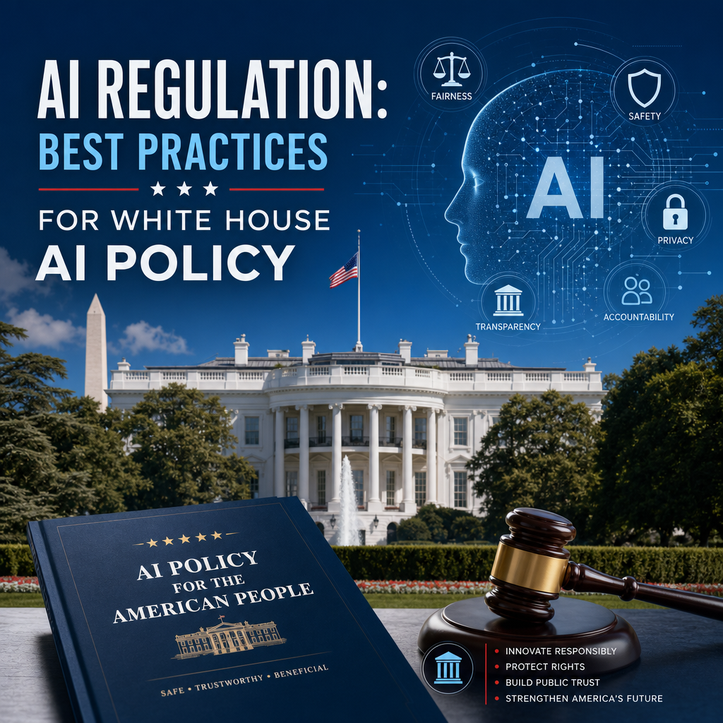 Illustration of AI Regulation: Best Practices for White House AI Policy