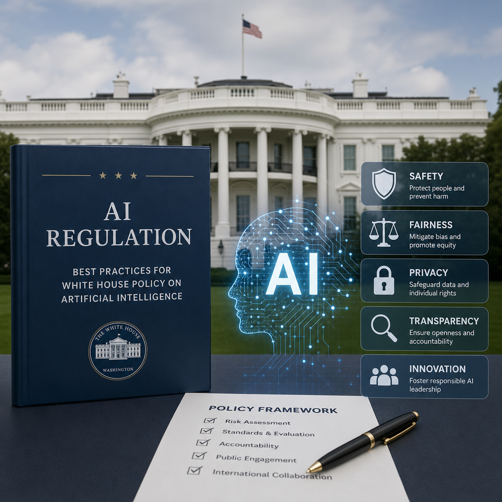 Illustration of AI Regulation: Best Practices for White House Policy on Artificial Intelligence