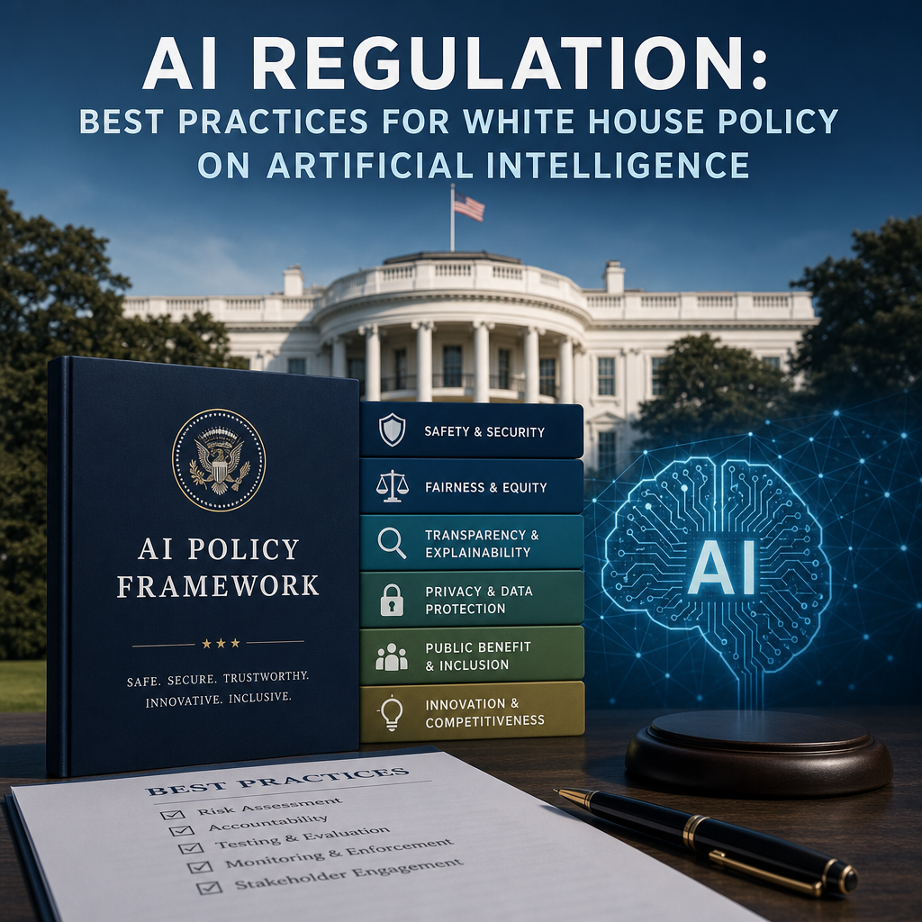 Additional Illustration of AI Regulation: Best Practices for White House Policy on Artificial Intelligence
