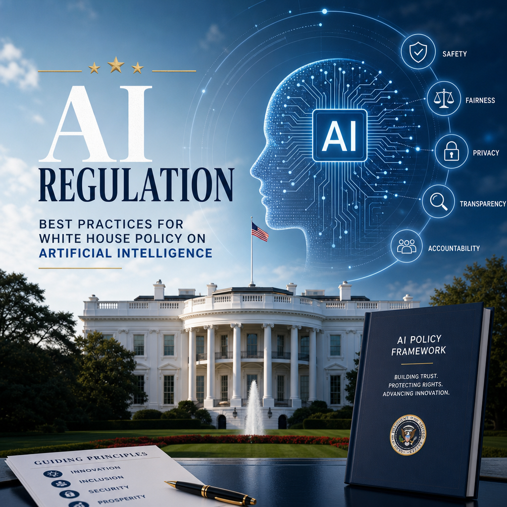 Illustration of AI Regulation: Best Practices for White House Policy on Artificial Intelligence