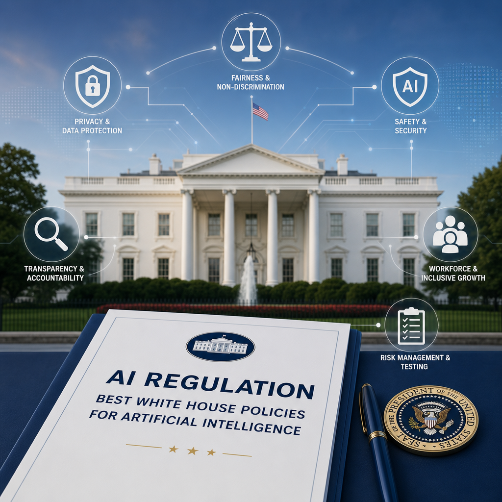 Illustration of AI Regulation: Best White House Policies for Artificial Intelligence