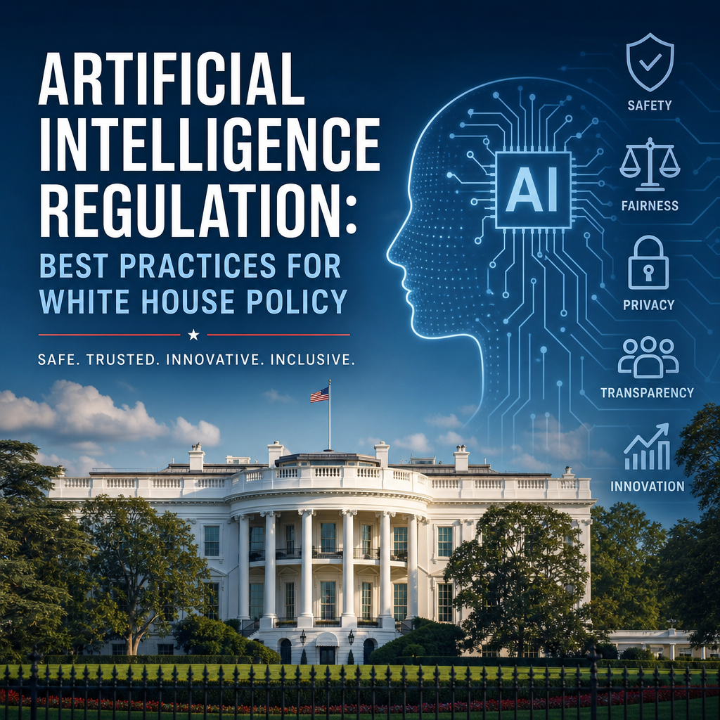 Illustration of Artificial Intelligence Regulation: Best Practices for White House Policy