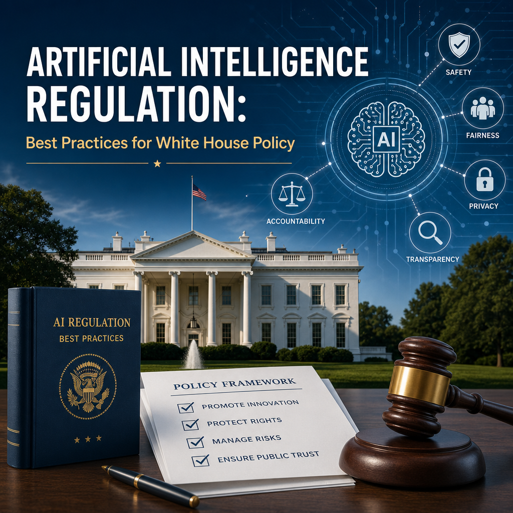 Illustration of Artificial Intelligence Regulation: Best Practices for White House Policy