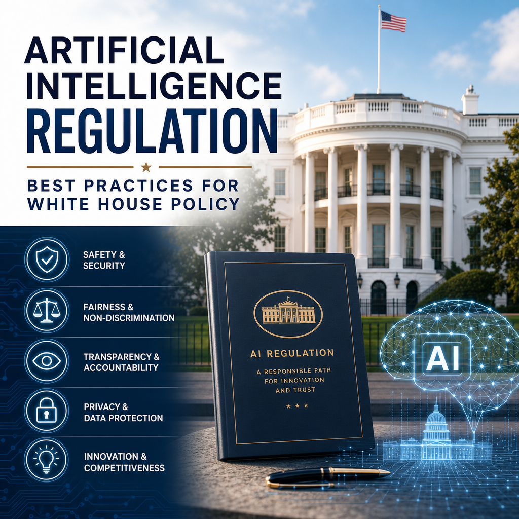 Illustration of Artificial Intelligence Regulation: Best Practices for White House Policy