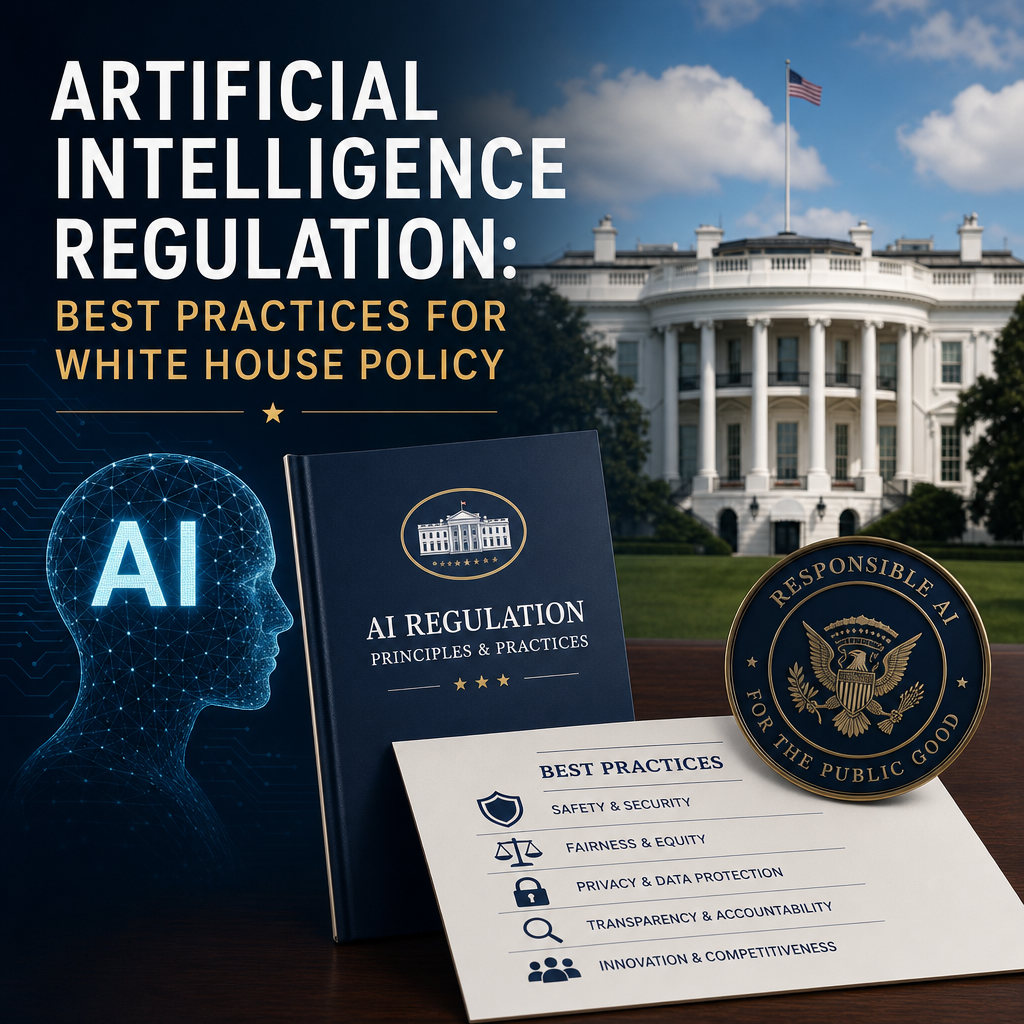 Illustration of Artificial Intelligence Regulation: Best Practices for White House Policy