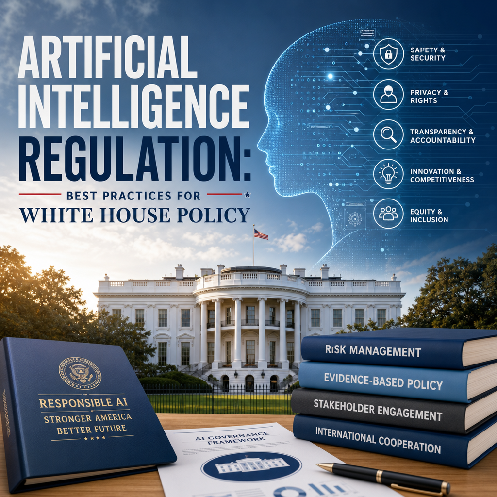 Illustration of Artificial Intelligence Regulation: Best Practices for White House Policy