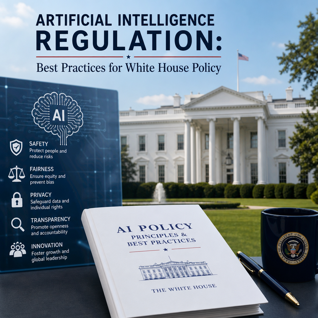 Illustration of Artificial Intelligence Regulation: Best Practices for White House Policy