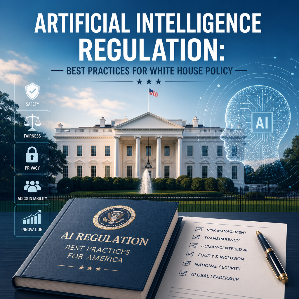Illustration of Artificial Intelligence Regulation: Best Practices for White House Policy
