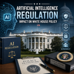 Illustration of Artificial Intelligence Regulation Impact on White House Policy