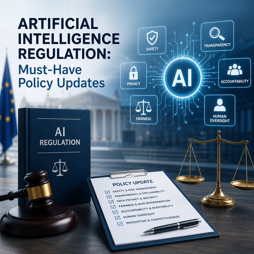 Additional Illustration of Artificial Intelligence Regulation: Must-Have Policy Updates