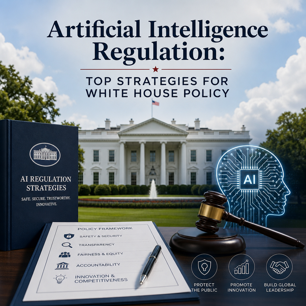 Illustration of Artificial Intelligence Regulation: Top Strategies for White House Policy