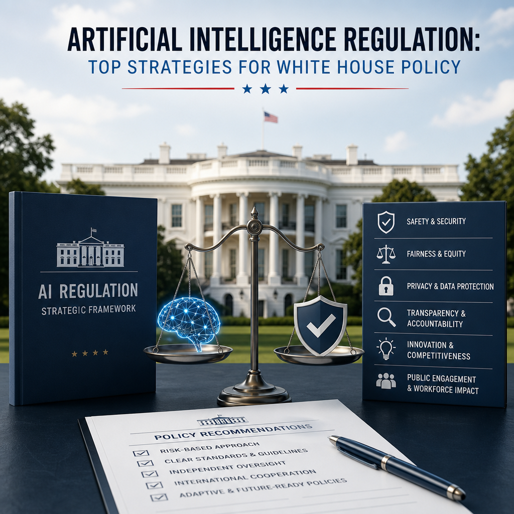 Additional Illustration of Artificial Intelligence Regulation: Top Strategies for White House Policy
