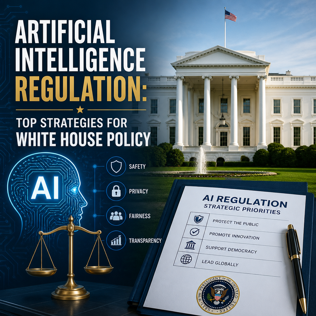 Illustration of Artificial Intelligence Regulation: Top Strategies for White House Policy