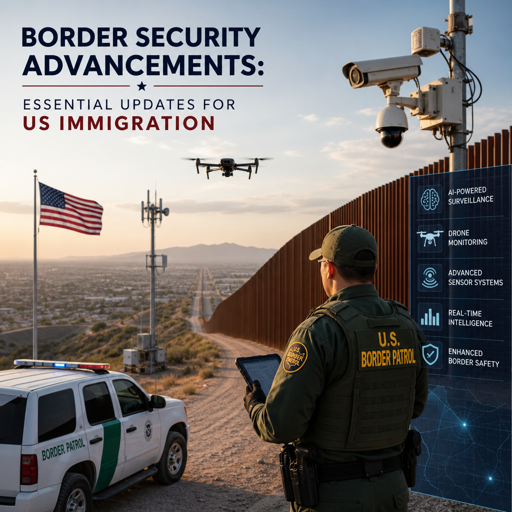 Illustration of Border Security Advancements: Essential Updates for US Immigration