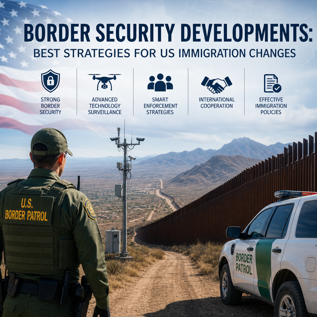 Illustration of Border Security Developments: Best Strategies for US Immigration Changes