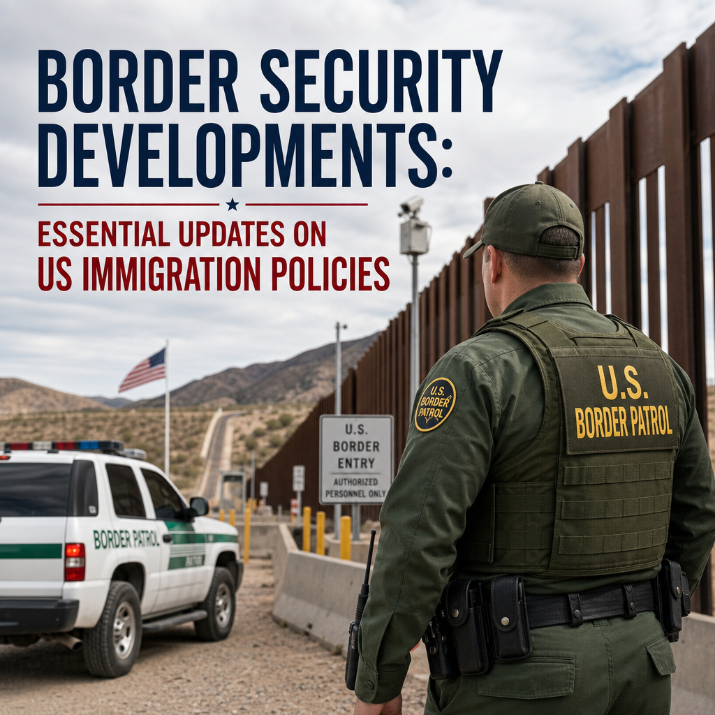 Illustration of Border Security Developments: Essential Updates on US Immigration Policies