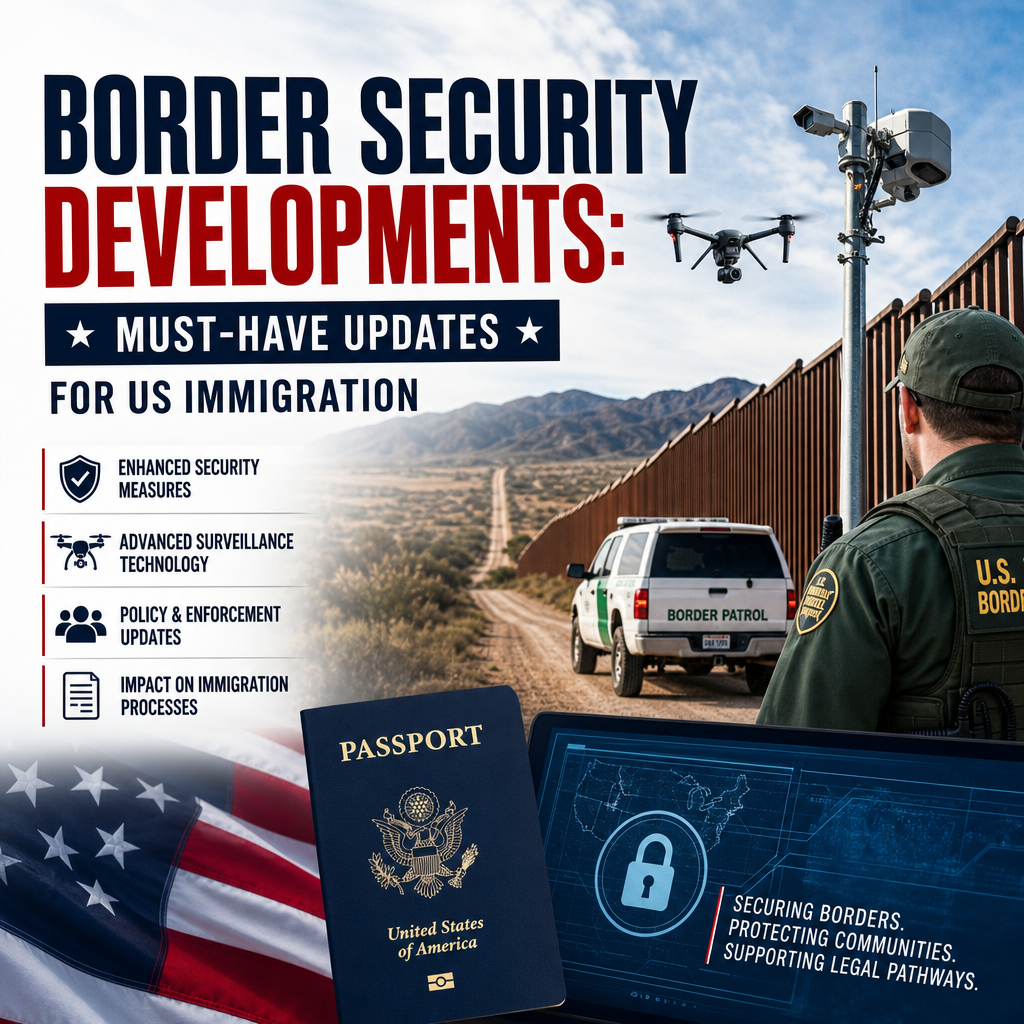 Illustration of Border Security Developments: Must-Have Updates for US Immigration