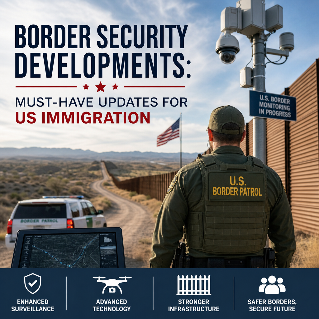 Illustration of Border Security Developments: Must-Have Updates for US Immigration