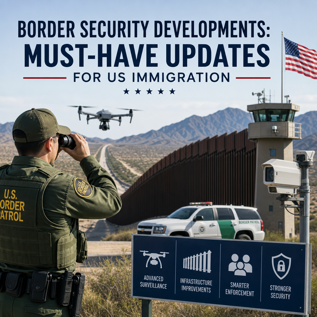 Illustration of Border Security Developments: Must-Have Updates for US Immigration
