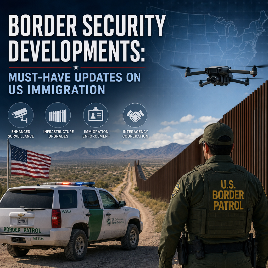 Illustration of Border Security Developments: Must-Have Updates on US Immigration