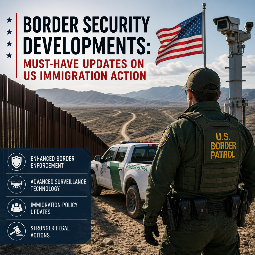 Illustration of Border Security Developments: Must-Have Updates on US Immigration Action