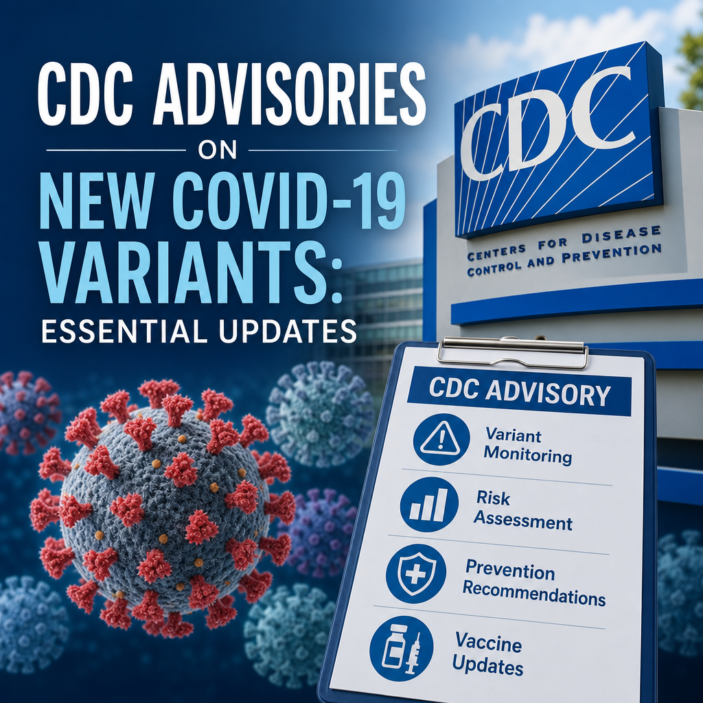 Additional Illustration of CDC Advisories on New COVID-19 Variants: Essential Updates