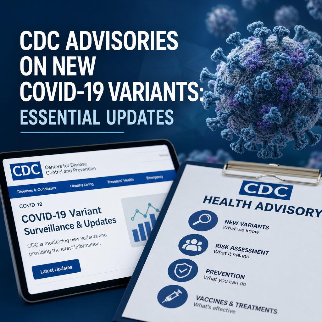 Additional Illustration of CDC Advisories on New COVID-19 Variants: Essential Updates