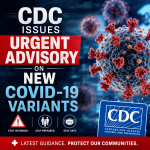 Illustration of CDC Issues Urgent Advisory on New COVID-19 Variants