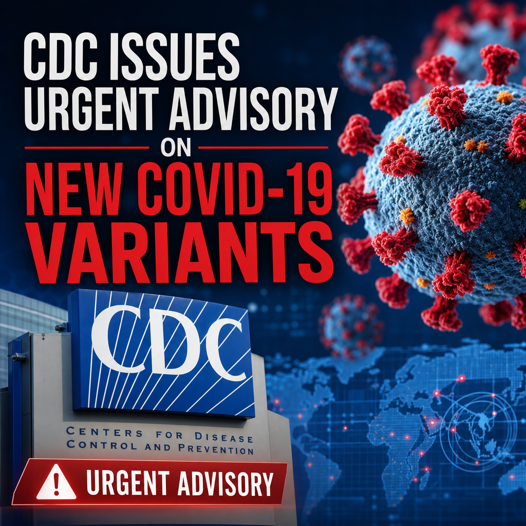 Illustration of CDC Issues Urgent Advisory on New COVID-19 Variants