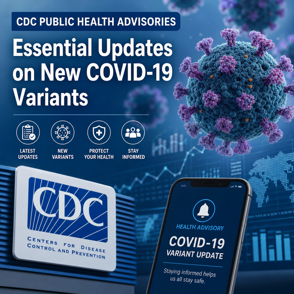 Additional Illustration of CDC Public Health Advisories: Essential Updates on New COVID-19 Variants