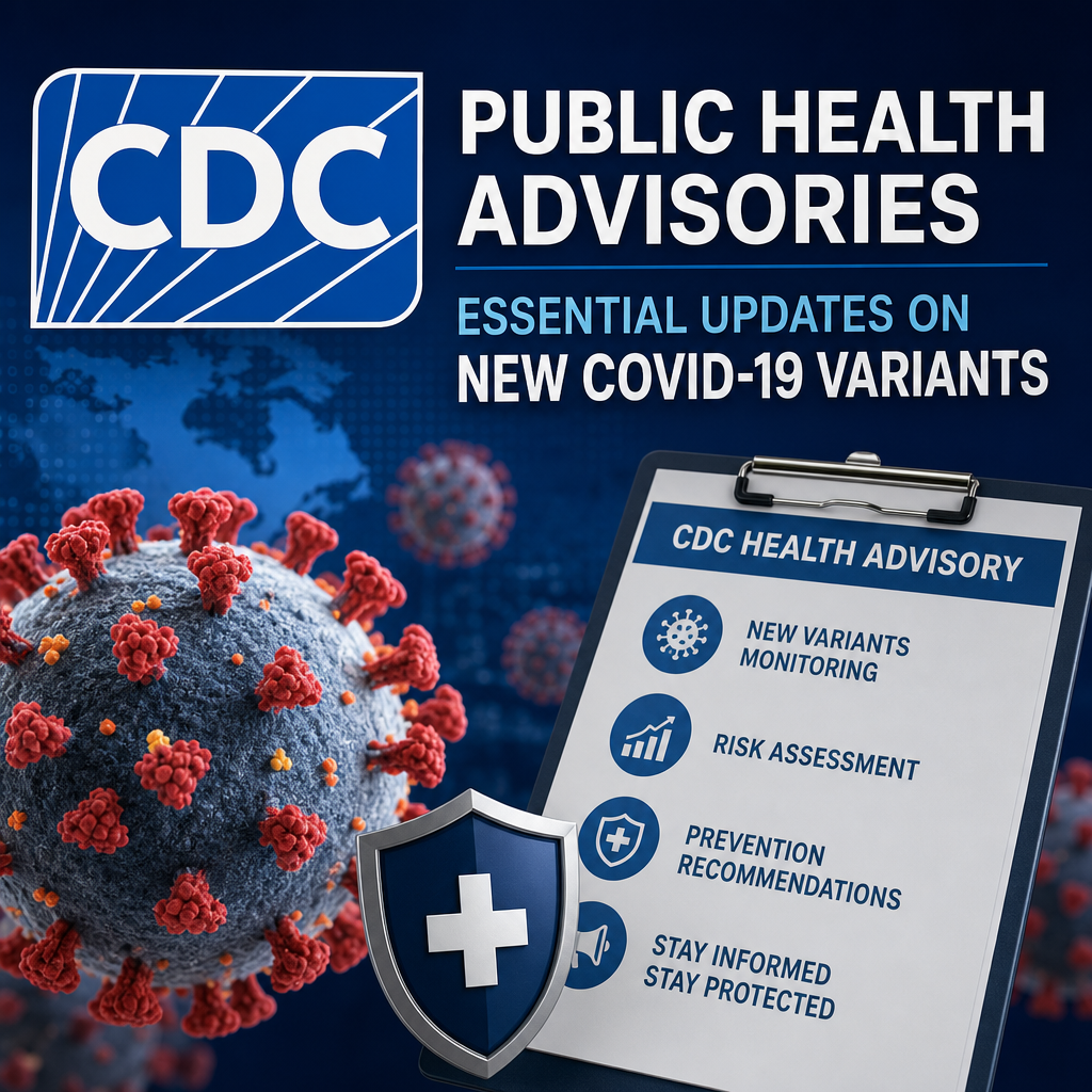 Additional Illustration of CDC Public Health Advisories: Essential Updates on New COVID-19 Variants