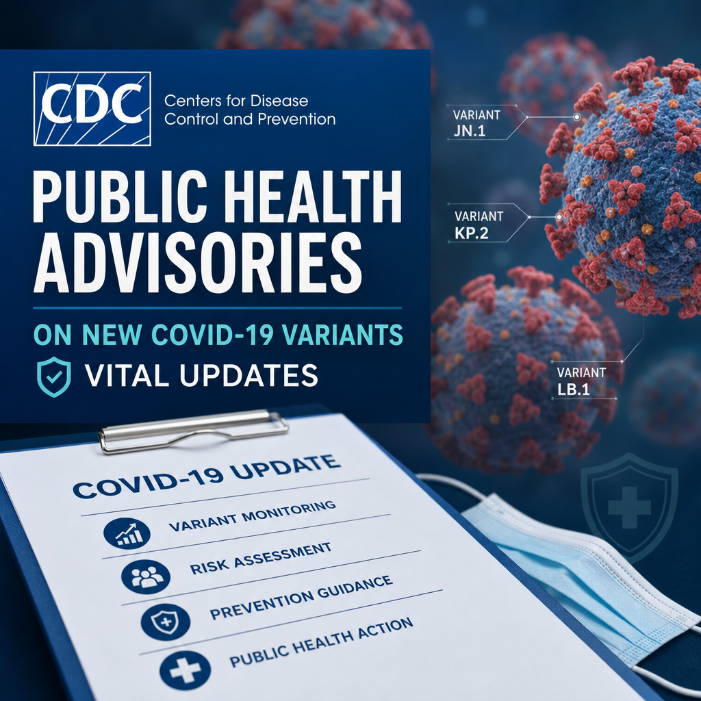 Additional Illustration of CDC Public Health Advisories on New COVID-19 Variants: Vital Updates