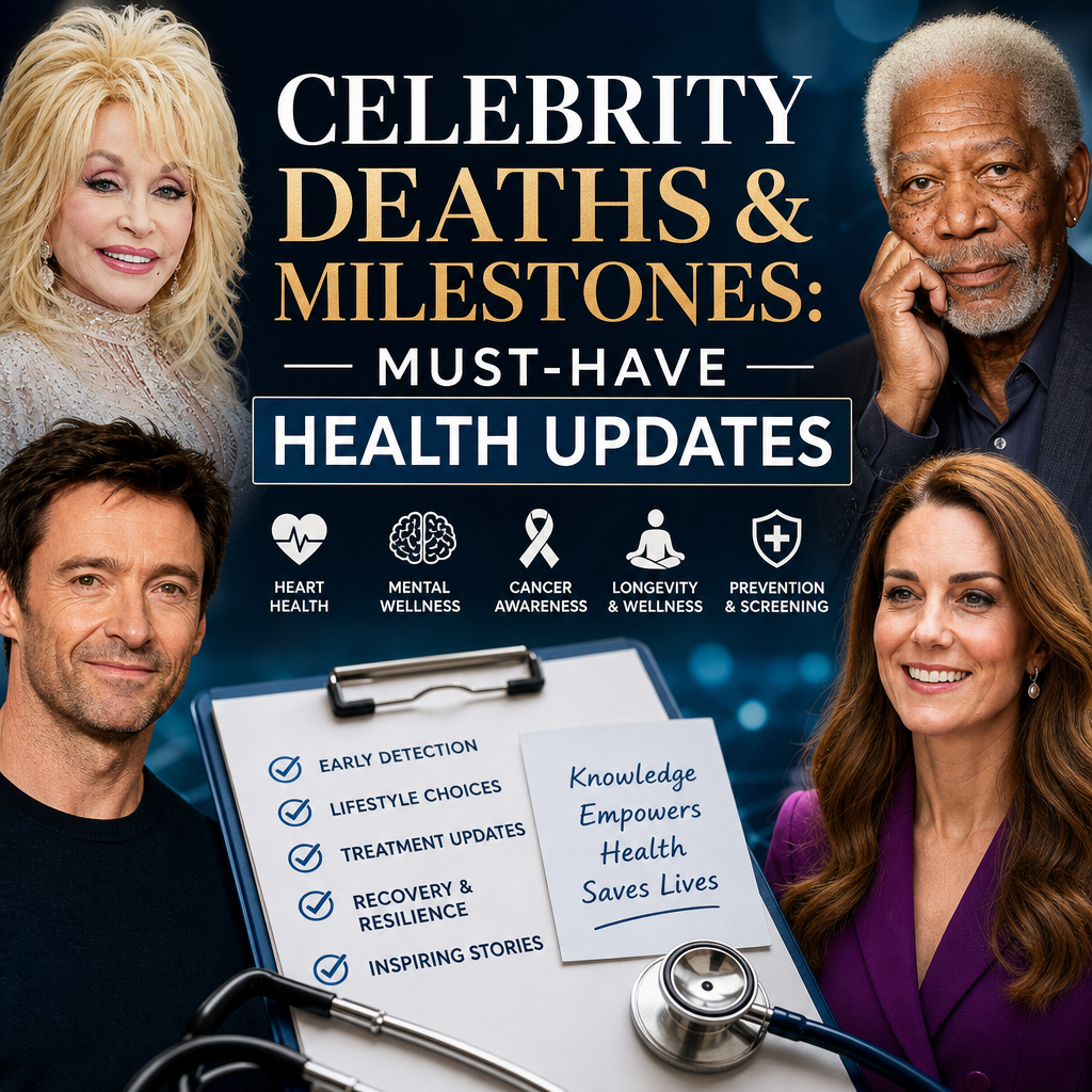 Additional Illustration of Celebrity Deaths and Milestones: Must-Have Health Updates