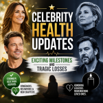 Illustration of Celebrity Health Updates: Exciting Milestones and Tragic Losses