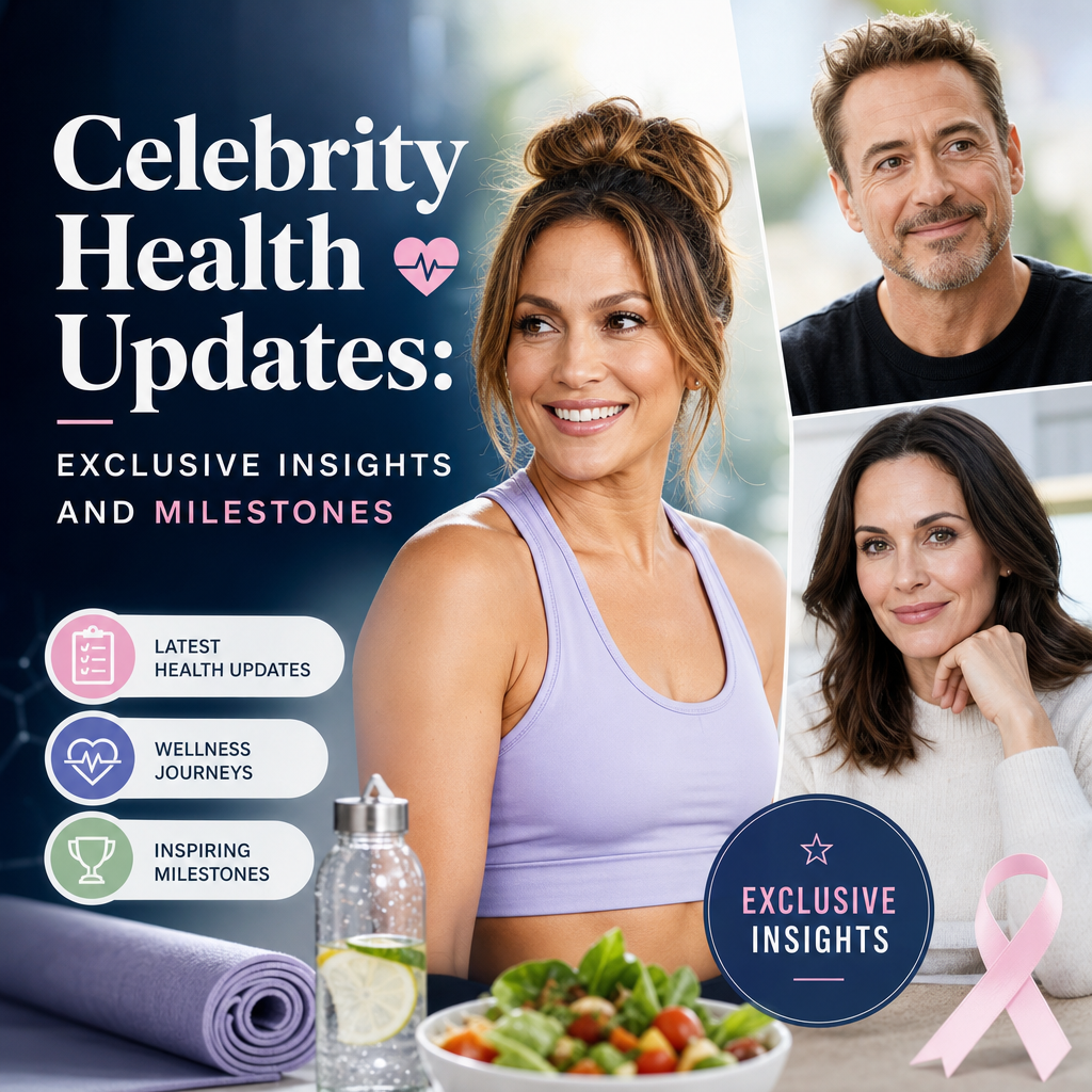 Illustration of Celebrity Health Updates: Exclusive Insights and Milestones