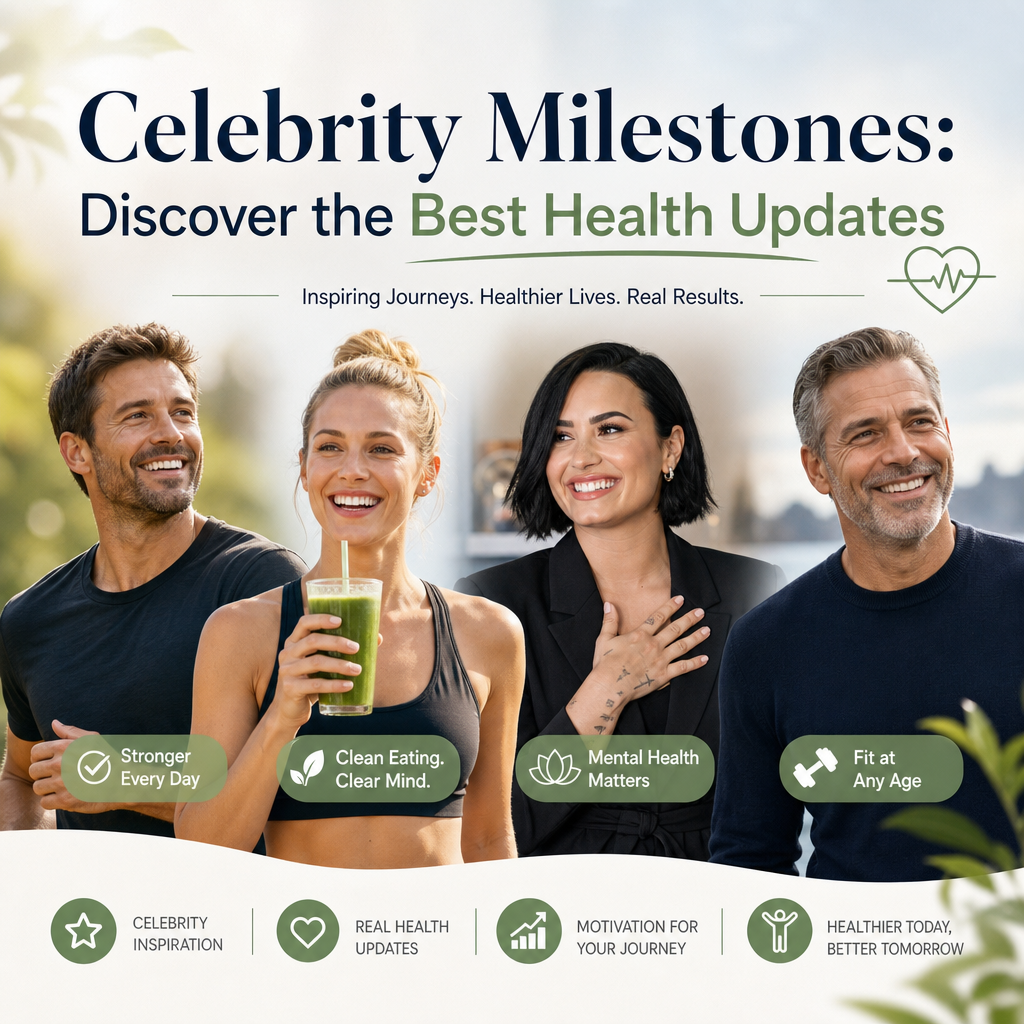 Illustration of Celebrity Milestones: Discover the Best Health Updates