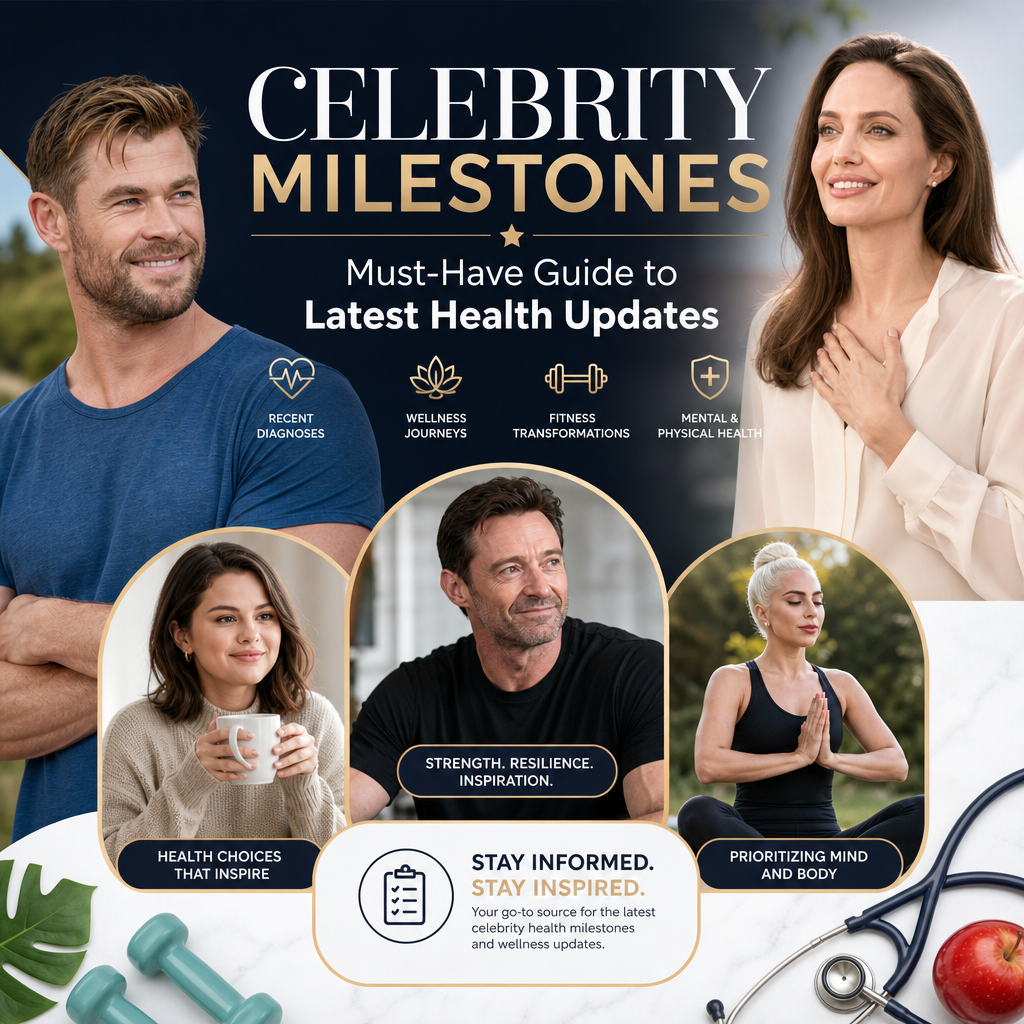 Illustration of Celebrity Milestones: Must-Have Guide to Latest Health Updates