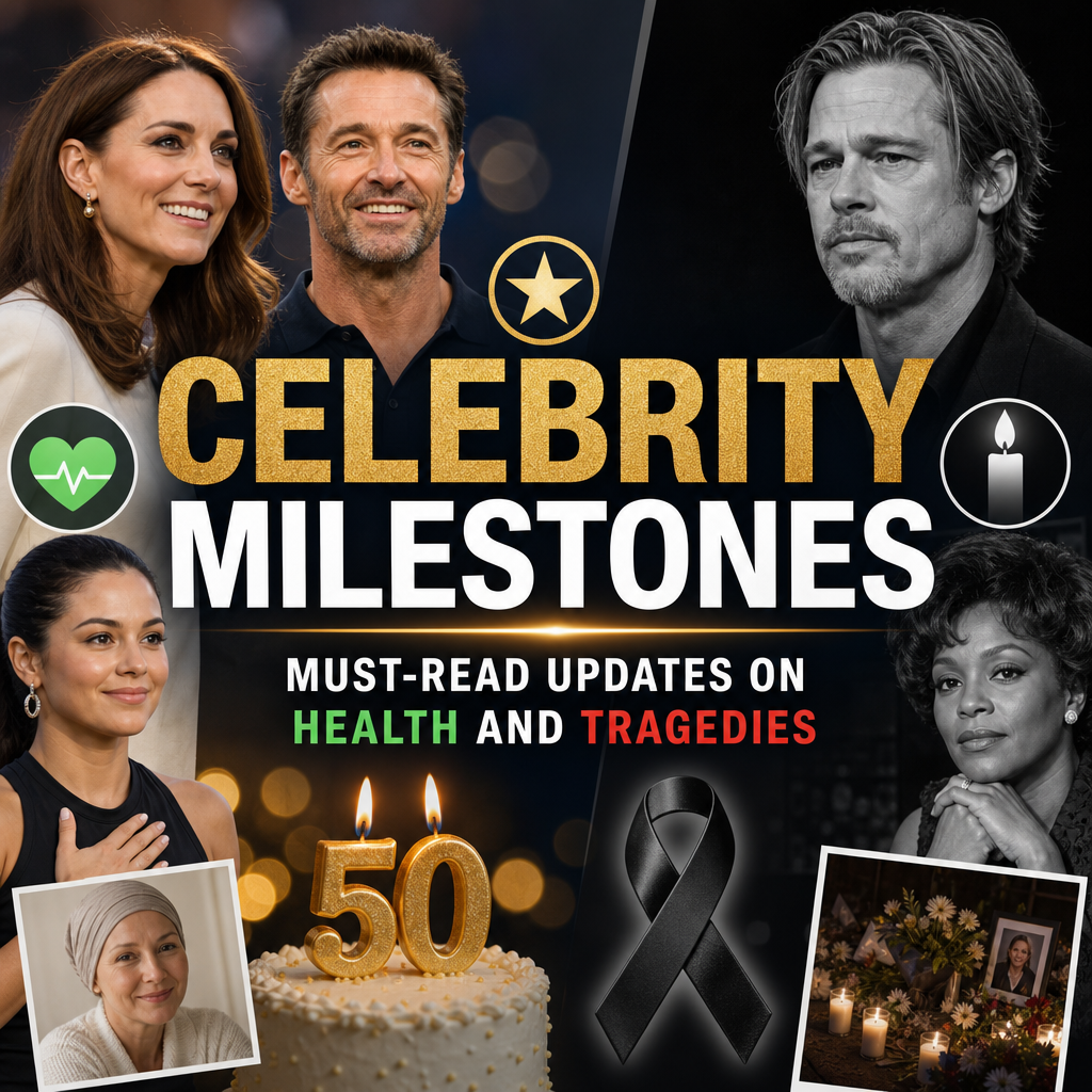 Additional Illustration of Celebrity Milestones: Must-Read Updates on Health and Tragedies