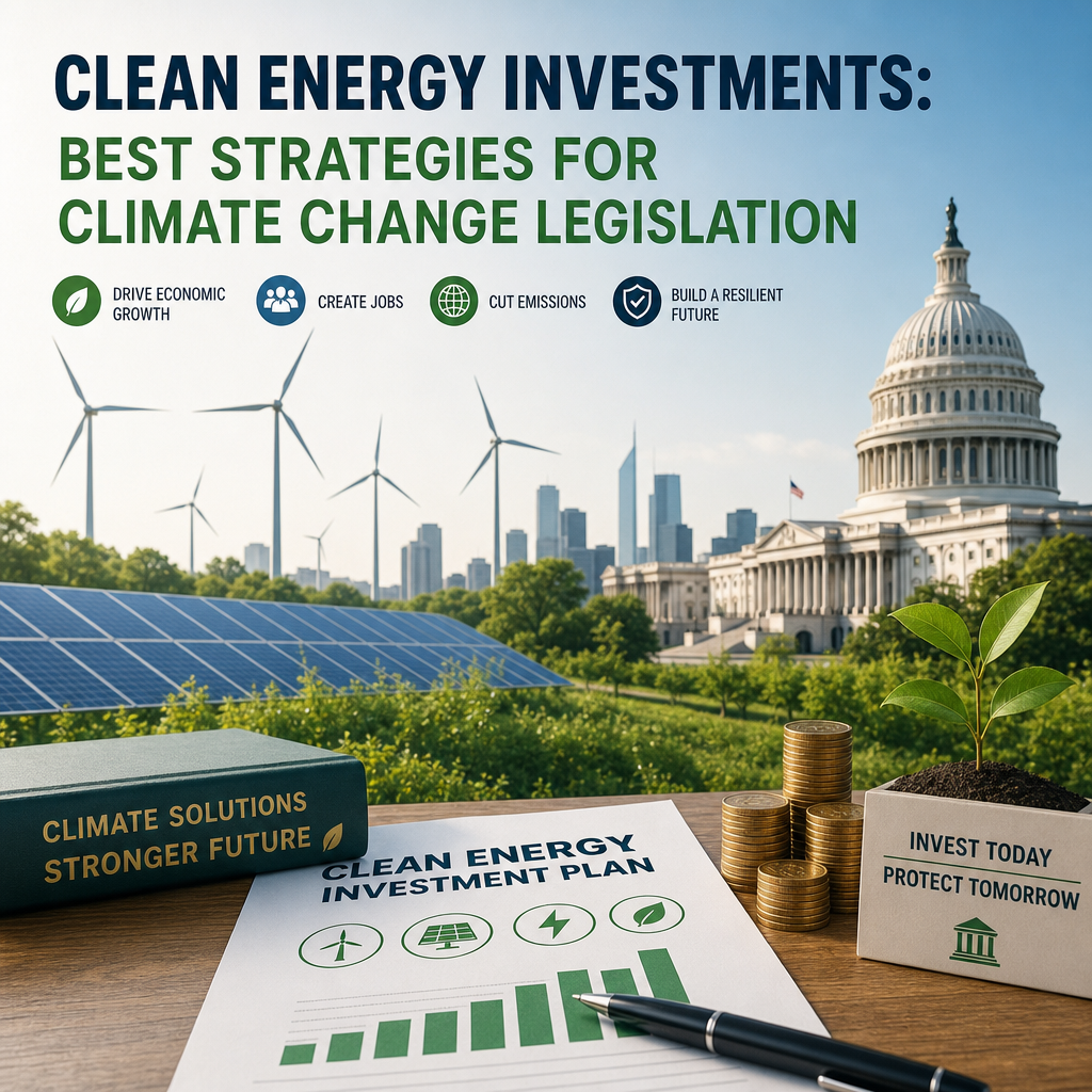 Additional Illustration of Clean Energy Investments: Best Strategies for Climate Change Legislation